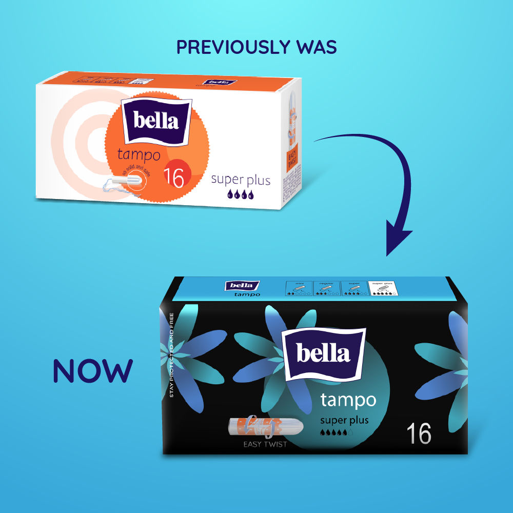 Tampo Super Plus Easy Twist Tampons for Women - High Absorption, Leakproof, Comfort Fit for Very Heavy Flow (16 Pcs)