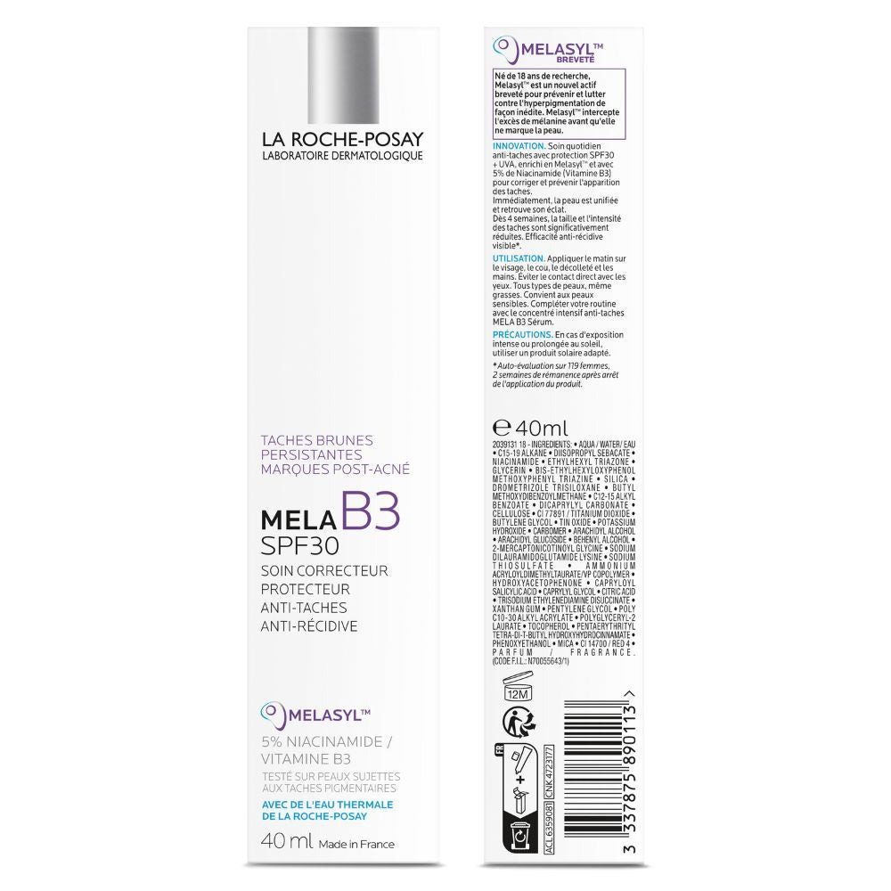 Mela B3 SPF30, Anti-Dark Spots Moisturiser & Broad-Spectrum Sunscreen with Melasyl