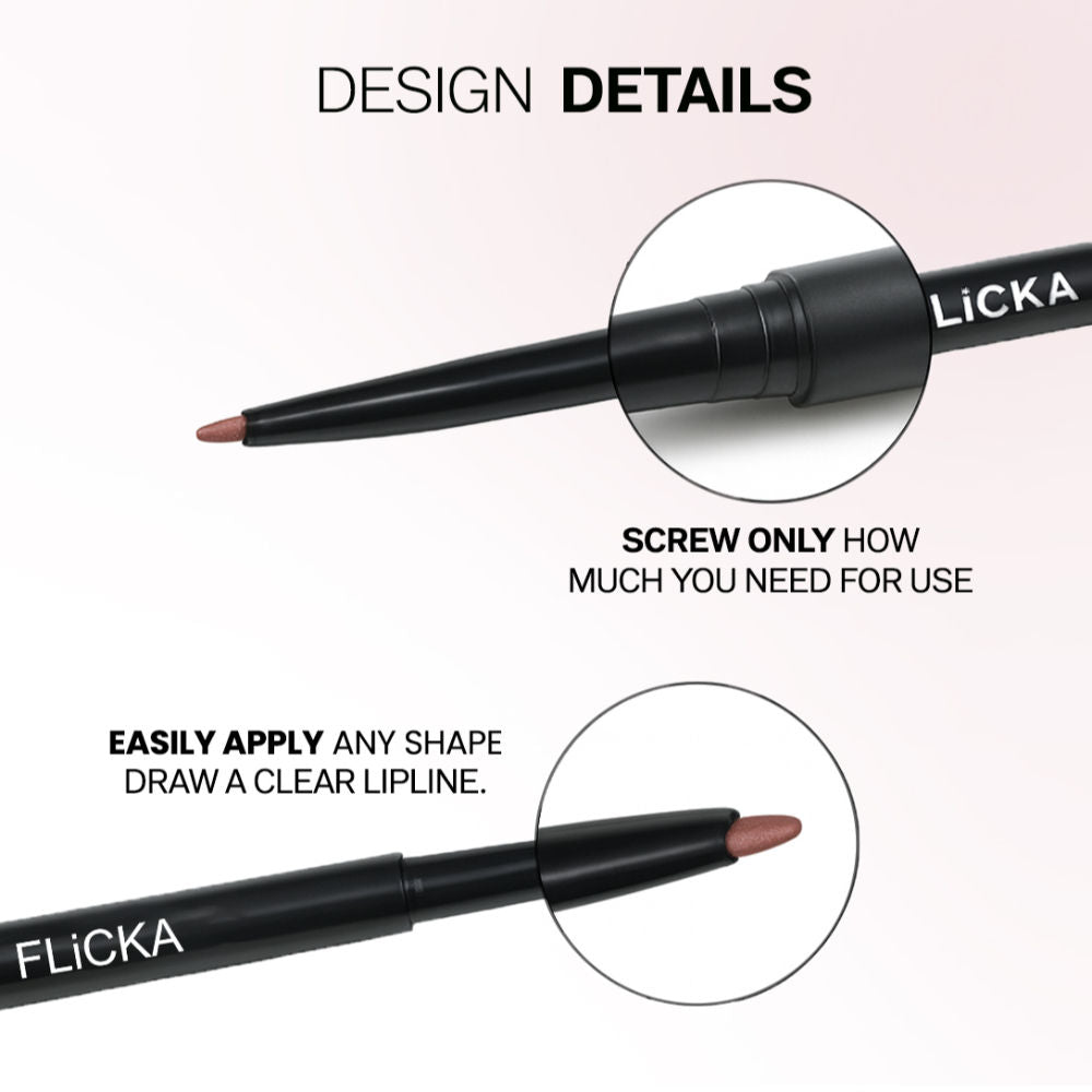 Essential Boundaries Lip Liner Cream Formula Matte Finish Waterproof Smudgeproof