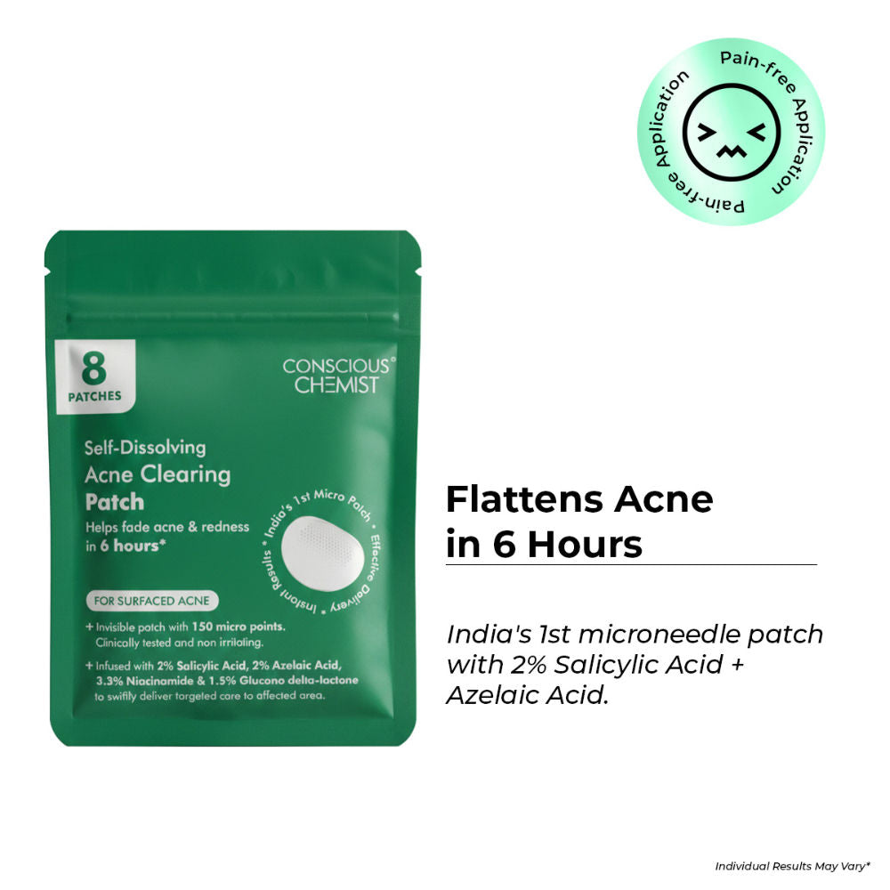Self Dissolving Microneedle Acne Patches