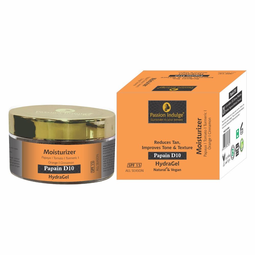 Papain D10 Hydra Gel Natural & Vegan Moisturizer