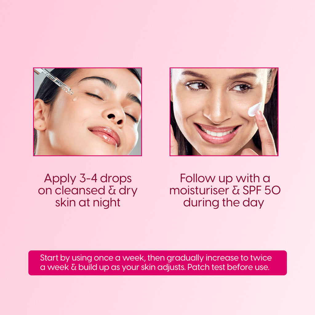 2.5% Retinol Night Serum with Vitamin C for Anti-Aging, Wrinkles, Fine Lines, Dark/ Acne Spots