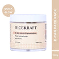 De Tan Face Pack Scrub With Rice, Walnut For Glowing Skin