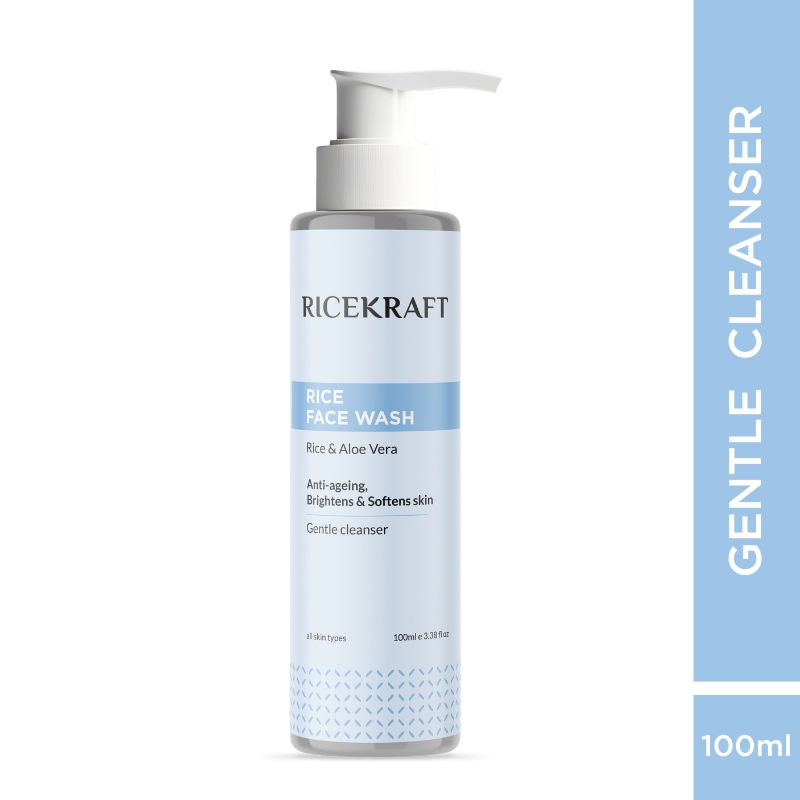 Rice Water Face Wash Korean Gentle Cleanser