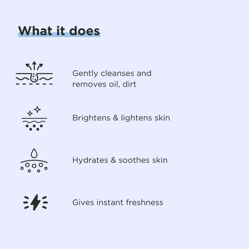 Rice Water Face Wash Korean Gentle Cleanser