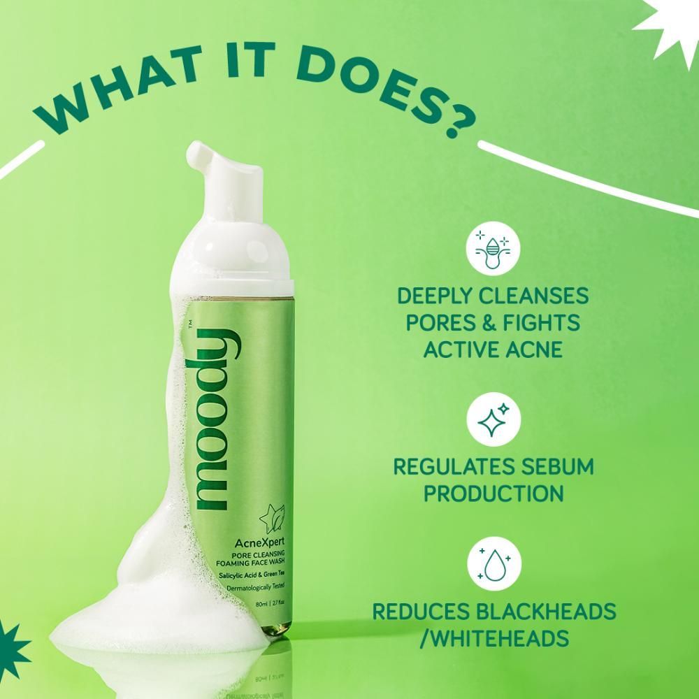 Acnexpert Foaming Face Wash with Salicyclic Acid & Niacinamide For Oily & Acne Prone Skin