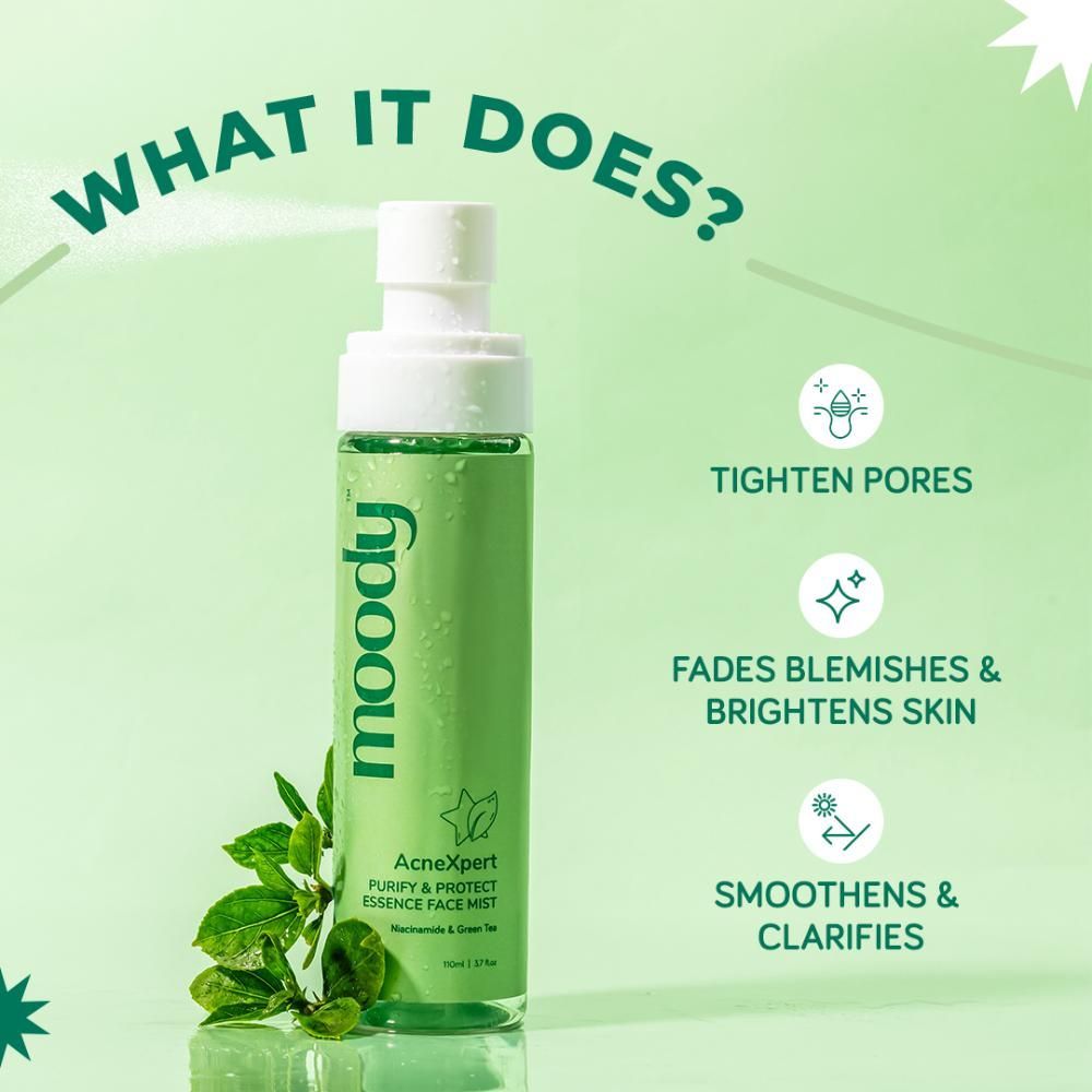 Acnexpert Skin Clarifying Face Mist With Niacinamide & Green Tea - Face Toner For Oily Skin