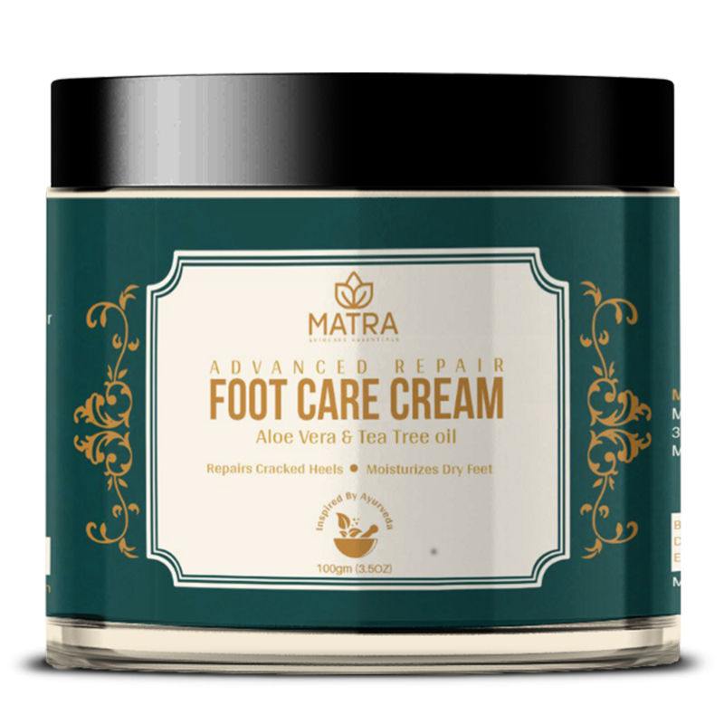Foot Cream For Cracked Heels & Dry Feet With Aloe Vera & Tea Tree Oil