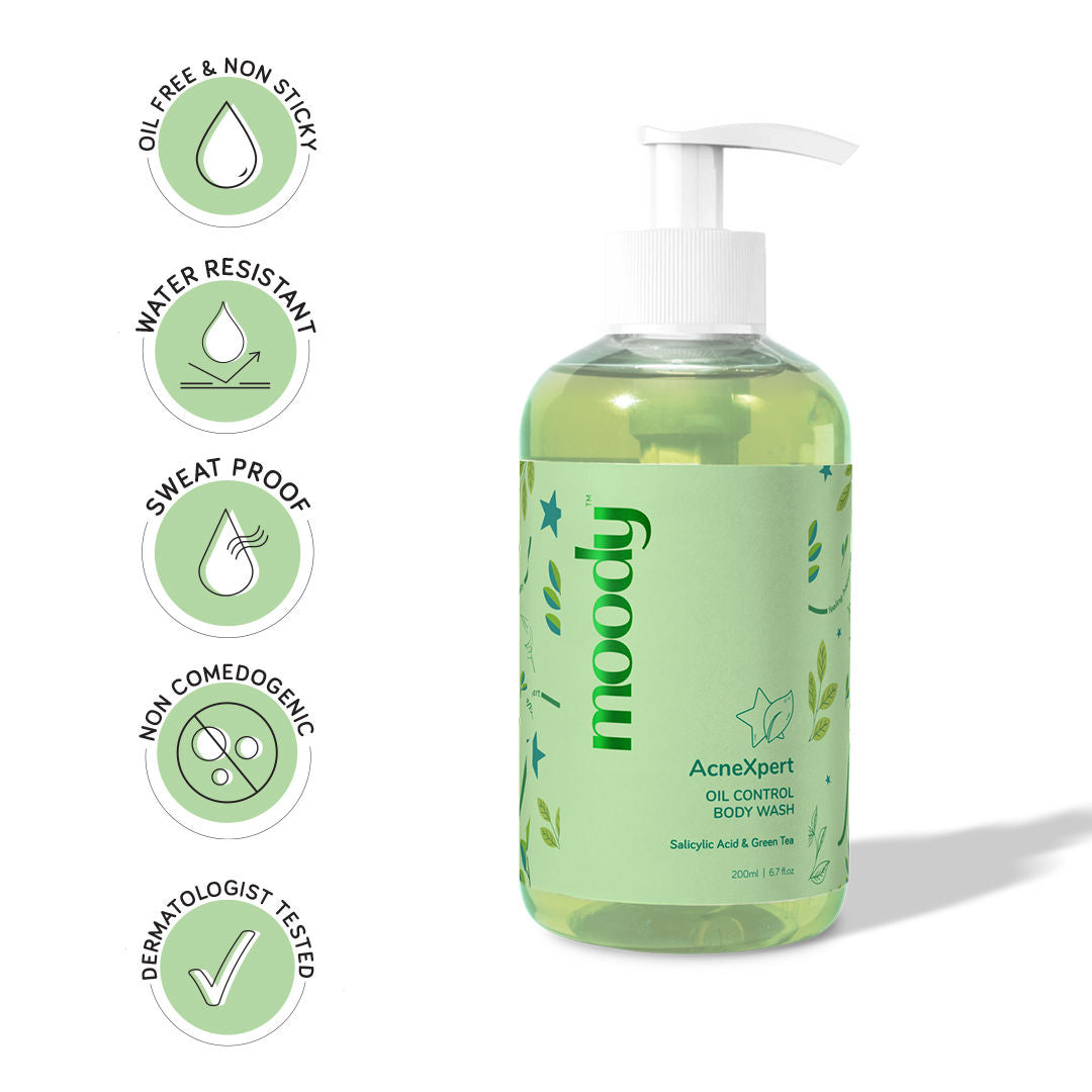 AcneXpert Body Wash with Salicylic Acid & Green Tea
