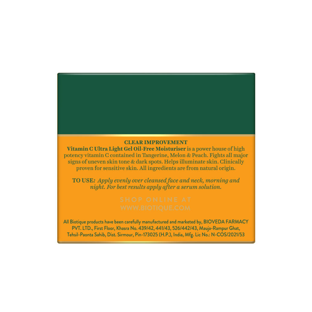 Advanced Organics Clear Improvement Vitamin C Ultra Light Gel Oil-Free Moisturiser