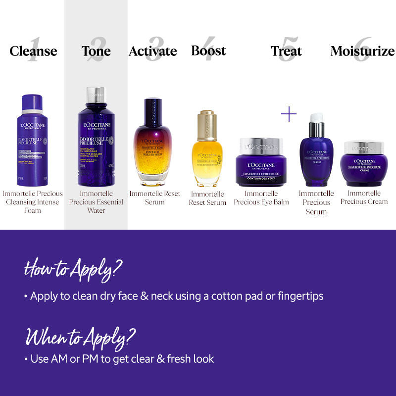 Immortelle Precious Essential Water - New Formula