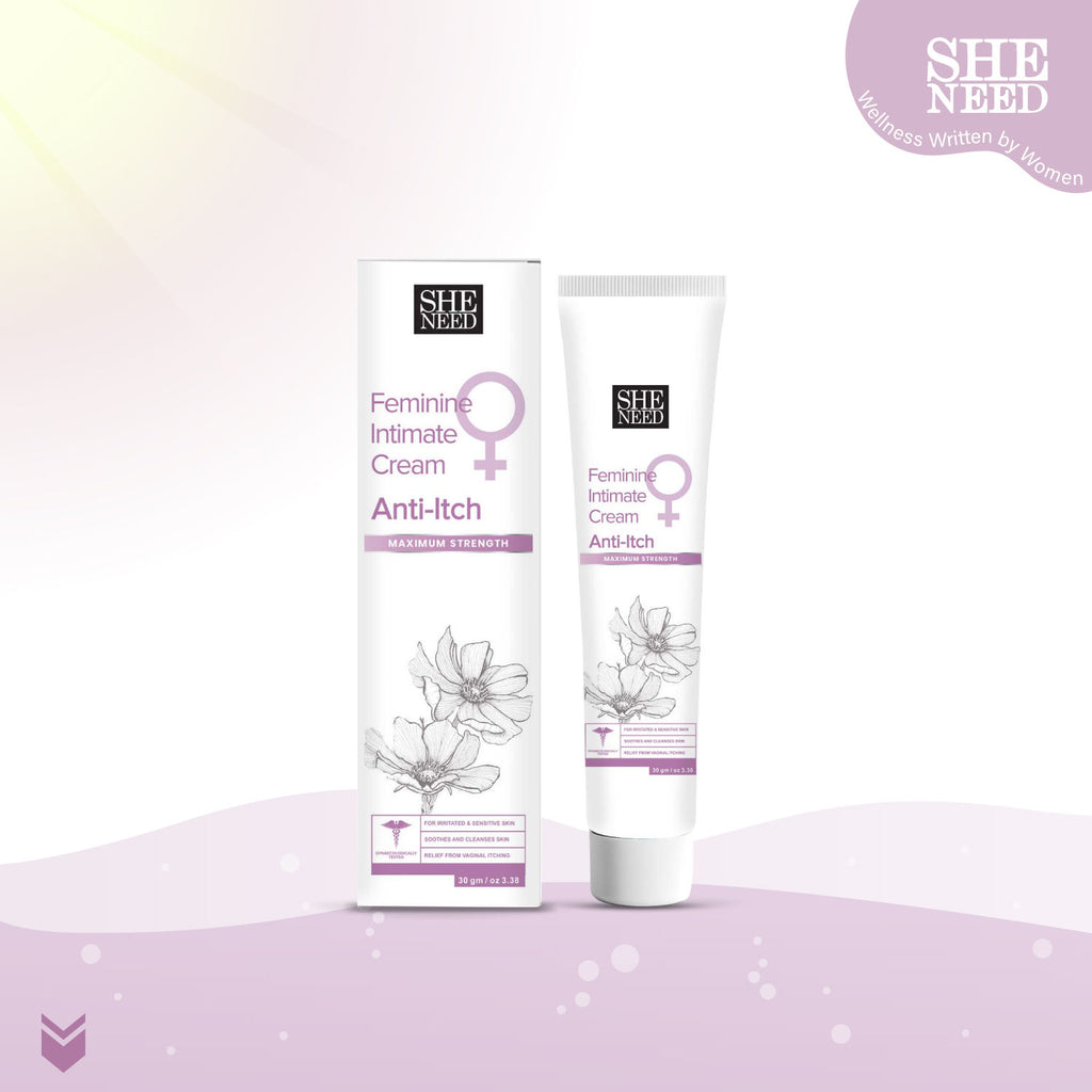Intimate Anti-Itch Cream + FREE SheNeed Intimate Anti-Itch Wipes