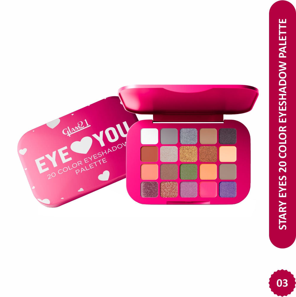 20 Color Eyeshadow Palette - Eye Love You