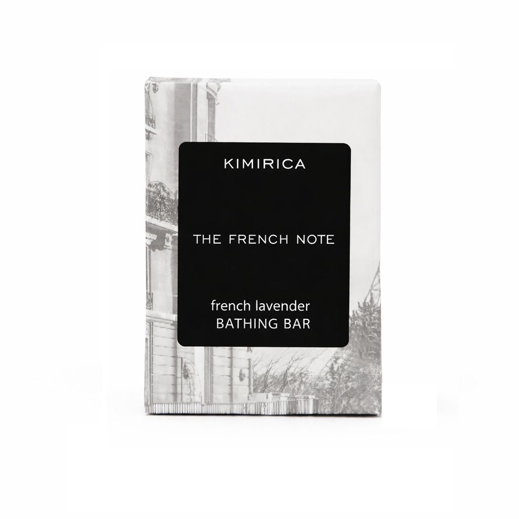 The French Note Lavender Bathing Soap, Handmade With Shea Butter, Aloe Vera & Vitamin E