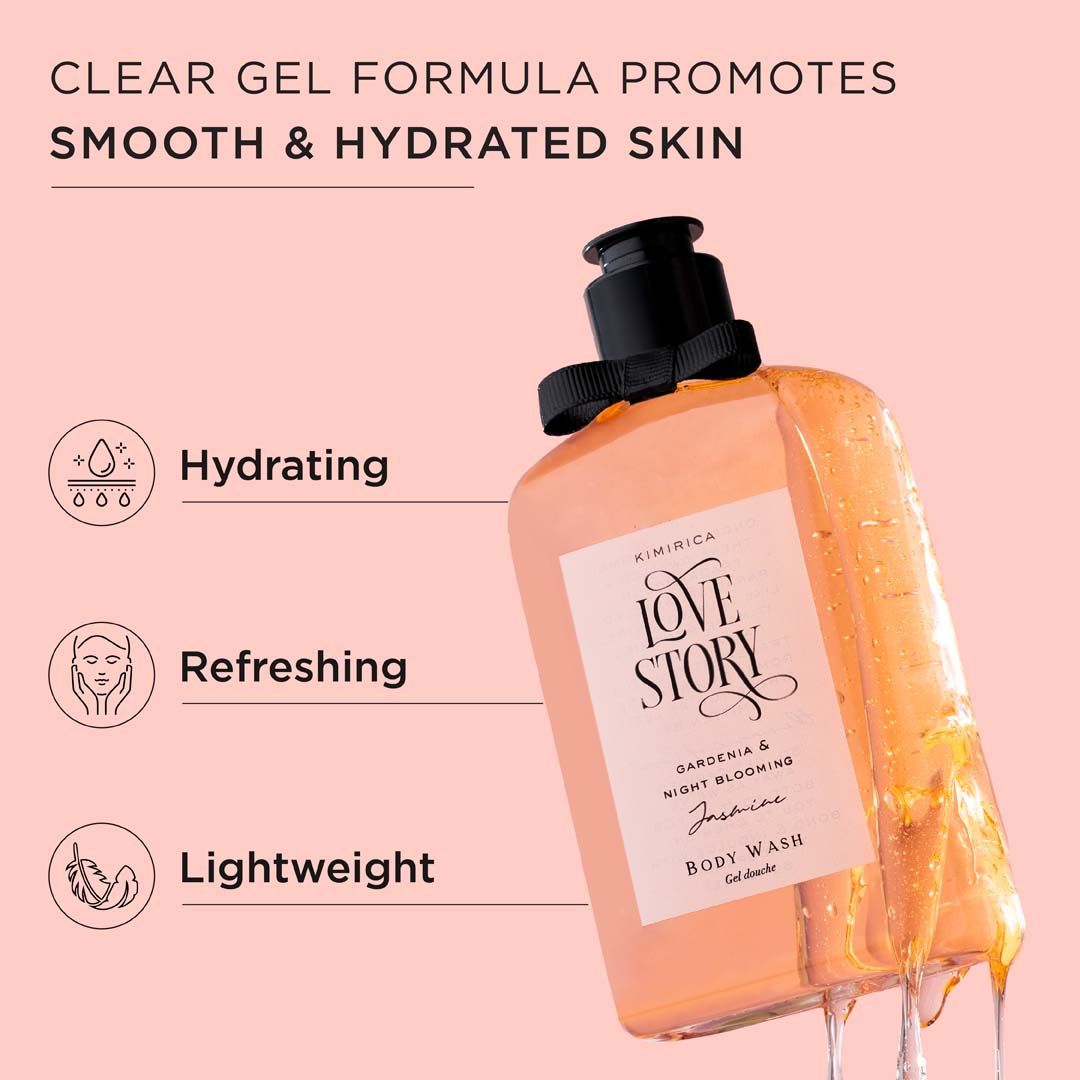 Love Story Luxury Scented Body Wash For Soft And Supple Skin, 100% Vegan & Paraben Free