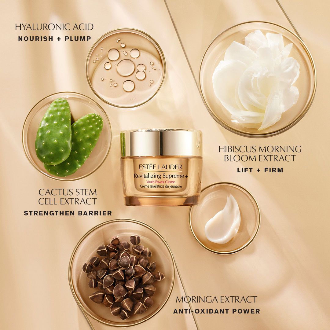 Revitalizing Supreme+ Youth Power Creme Moisturizer with Hyaluronic Acid & Caffeine