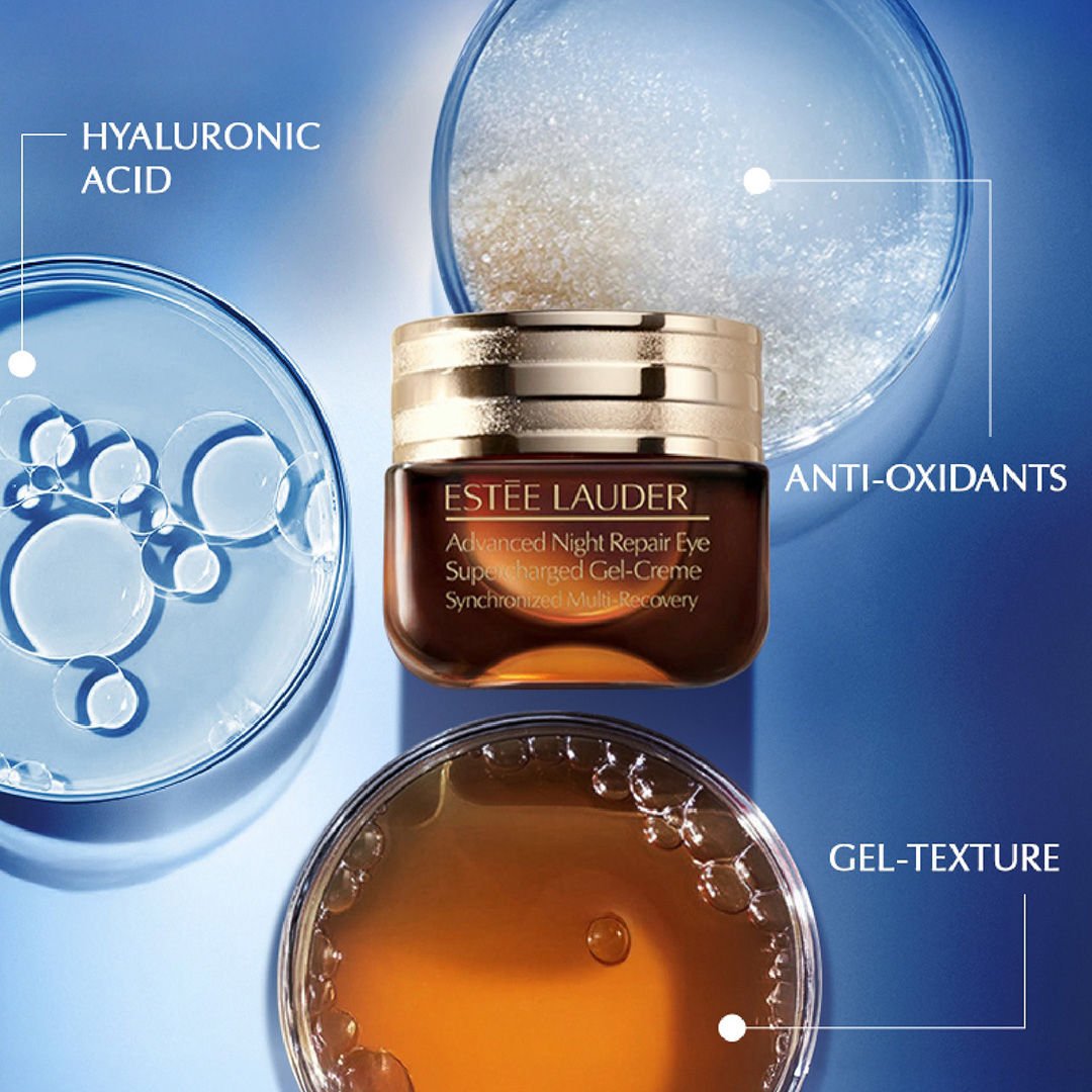 Advanced Night Repair Eye Supercharged Gel Creme With Hyaluronic Acid (Under Eye Care)