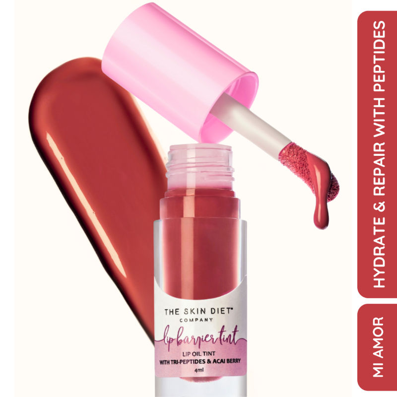 Lip Barrier Tint High Shine Gloss Oil For Dry & Pigmented Lips - Pink Affair