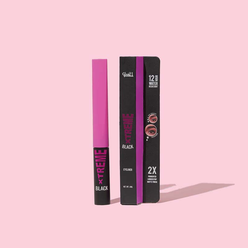 Xtreme Black Eyeliner Smudge Proof Matte Formula - Black