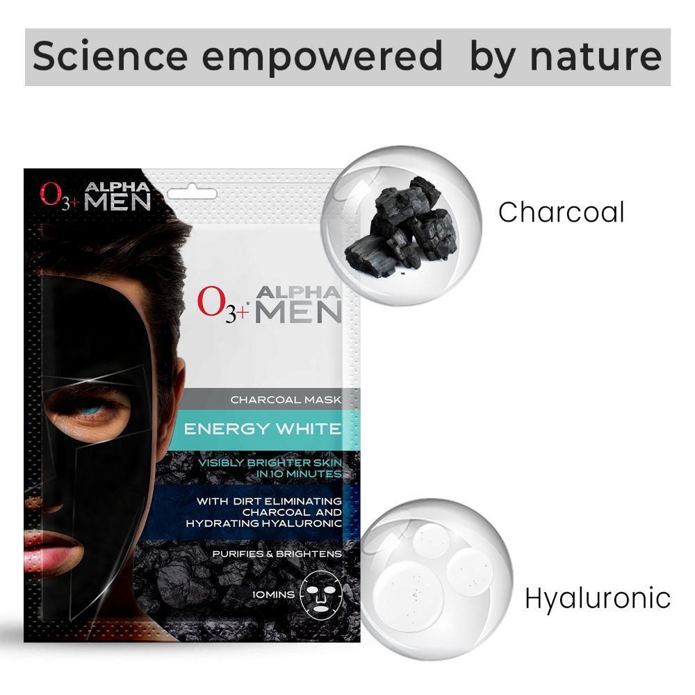 Alpha Men Energy White Charcoal Face Sheet Mask