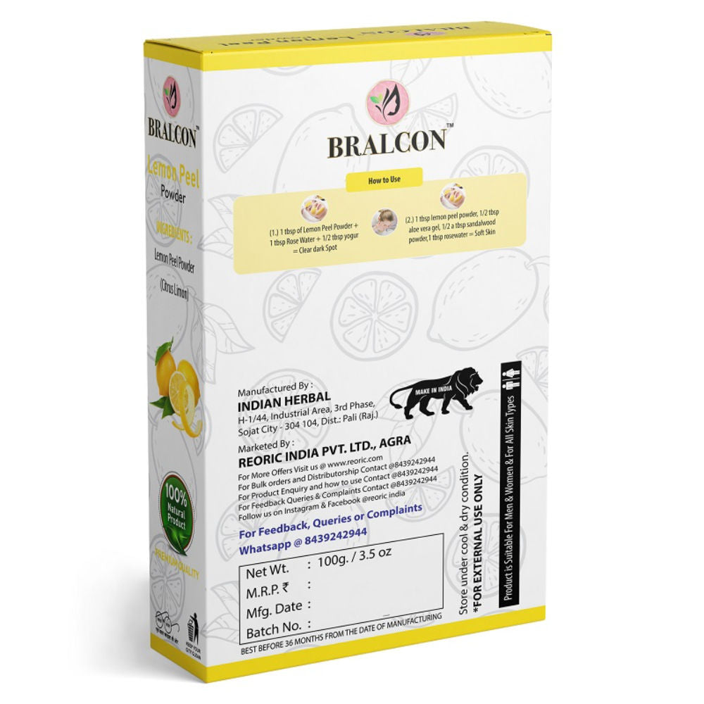 Organic Lemon Peel Powder