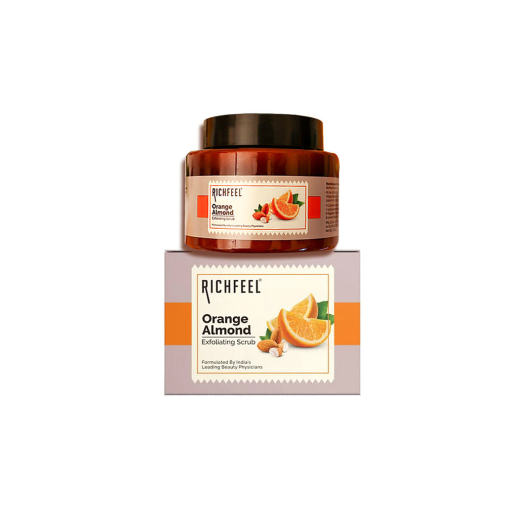 Orange Almond Scrub - Brightening, Revitalizing, Gentle Exfoliation for All Skin Type