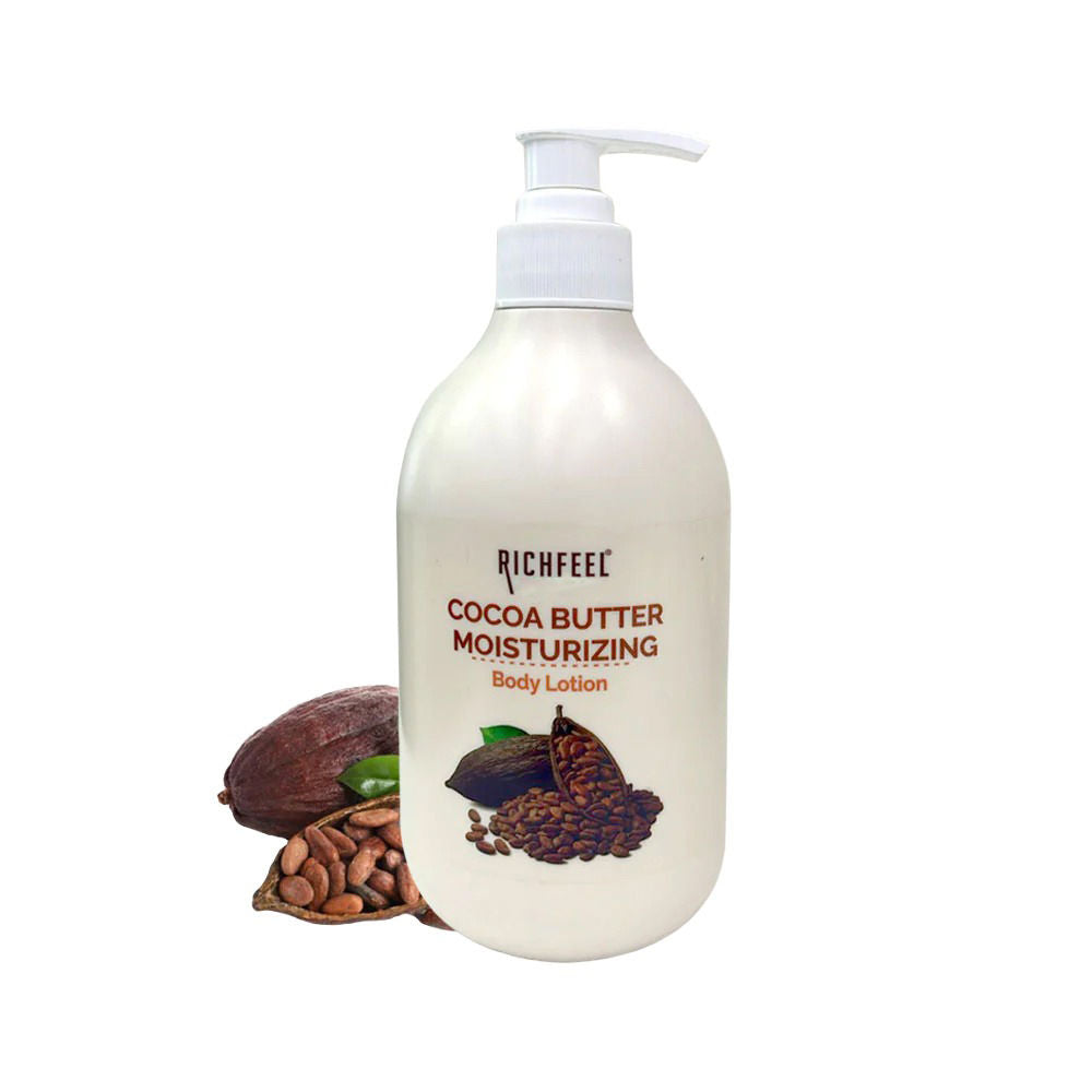 Cocoa Butter Lotion - 48hr Moisturizing with 100% Cocoa & Shea Butter for Restored Glow - 200ml