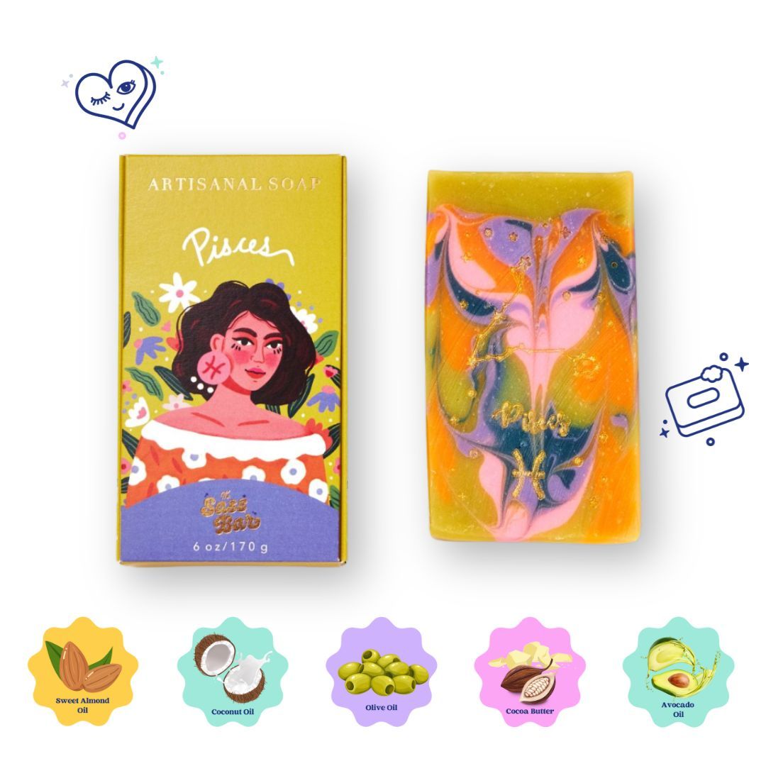 Pisces Star Sign Soap