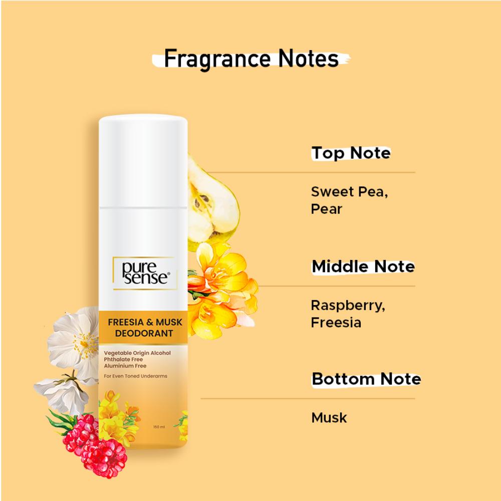Freesia & Musk Whitening Deodorant Body Spray