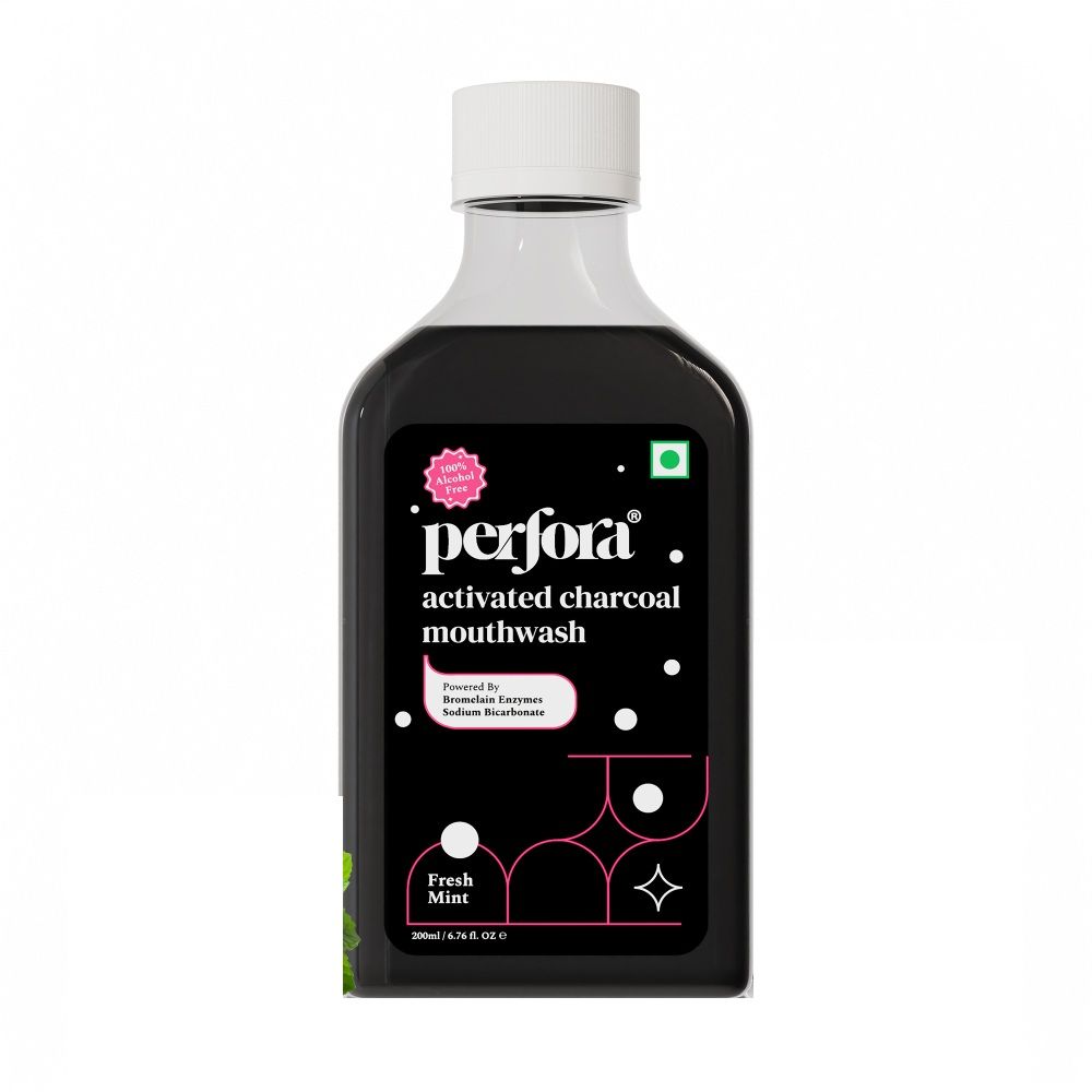 Alcohol Free Teeth Whitening Mouthwash (Activated Charcoal)