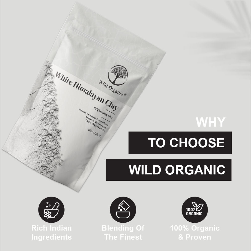 White Himalayan Brightening Clay Powder