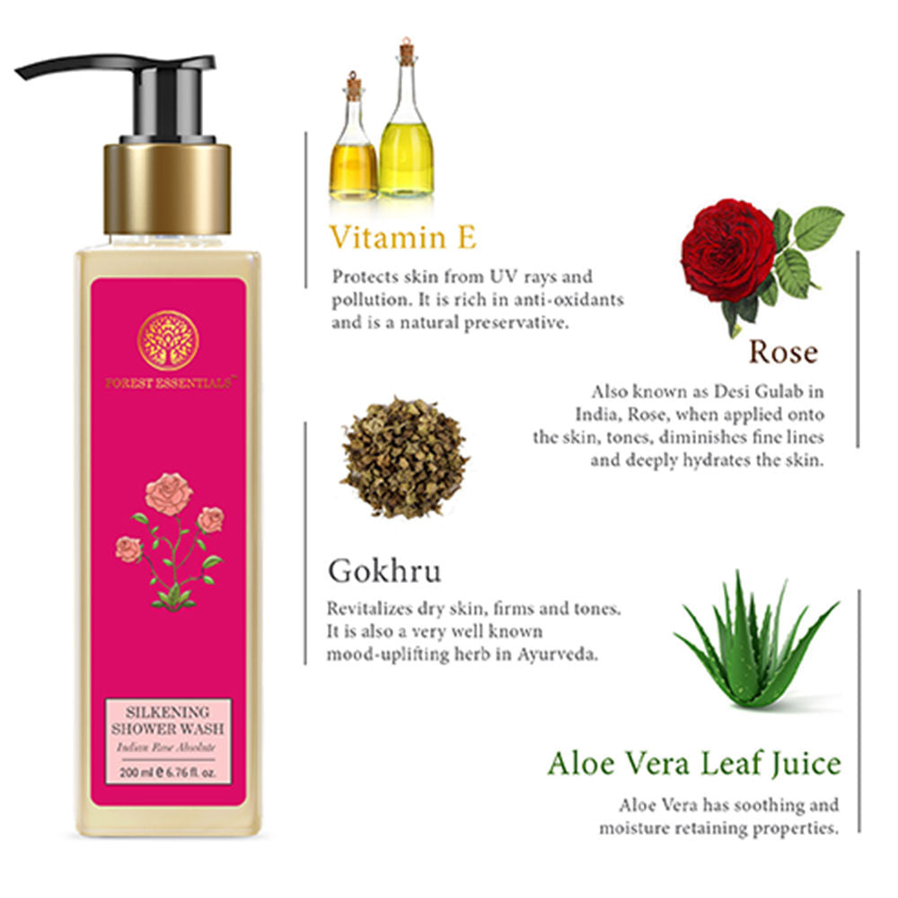 Silkening Shower Wash - Indian Rose Absolute