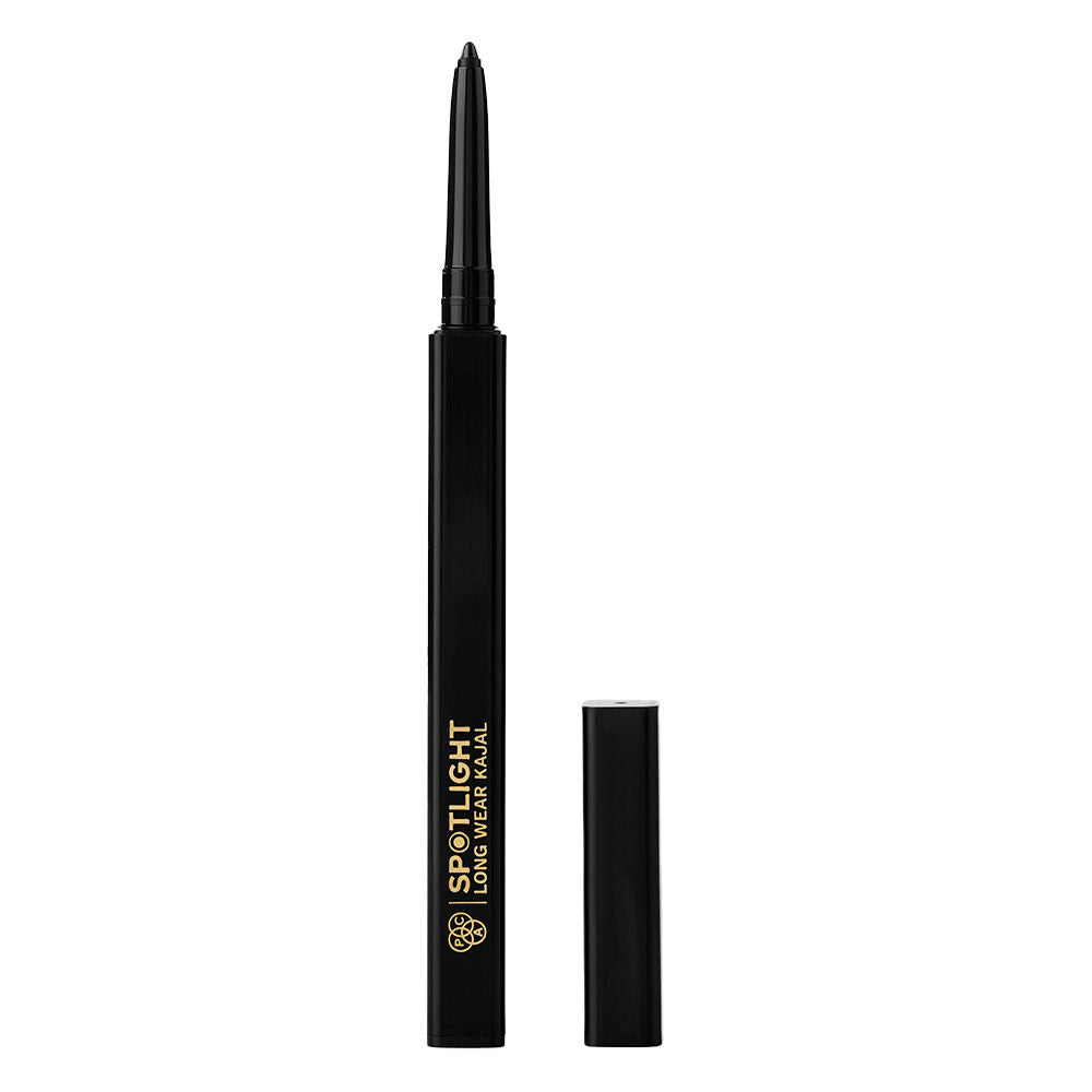 Spotlight Long Wear Kajal - Intense Pigment, Matte Finish, Easy Glide, Waterproof & Smudgeproof