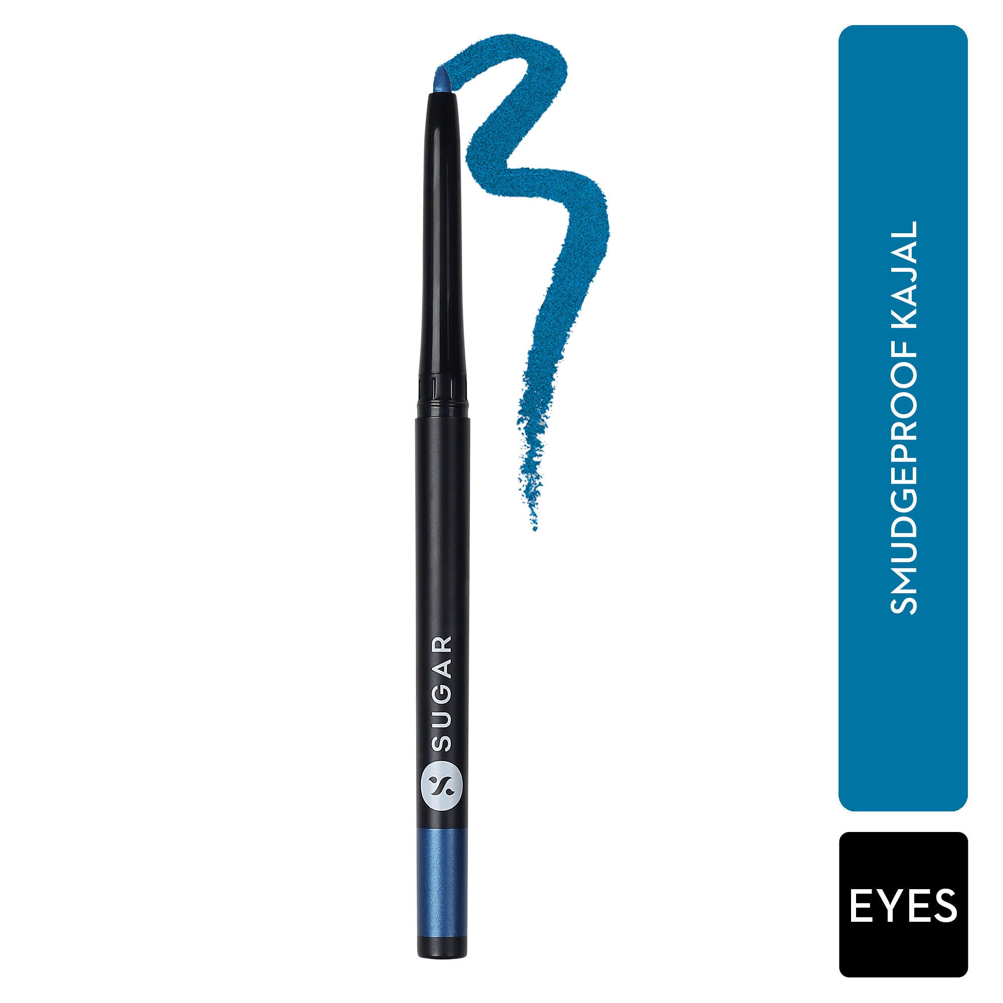 Kohl Of Honour Intense Kajal |Upto 12 Hrs |Smudge Proof & Waterproof Kajal - 06 Blue Moon-Metallic Baby Blue