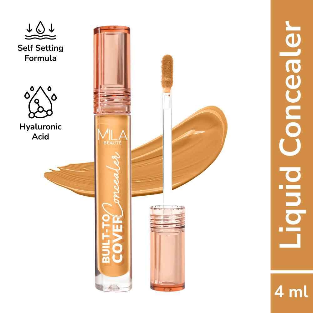 Built To Cover Matte Liquid Concealer With SPF 15 & Hyaluronic Acid - 110 Crushed Caramel