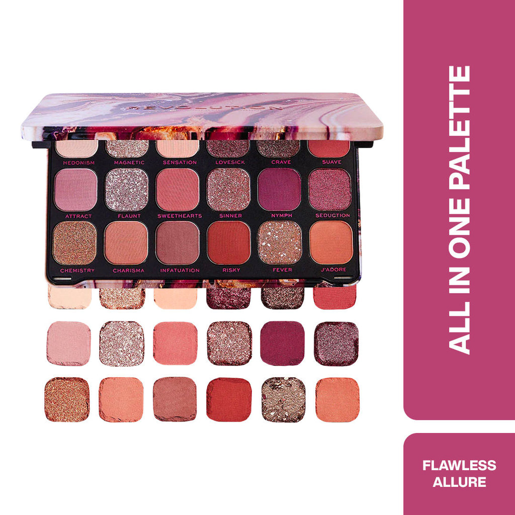 Forever Flawless Eyeshadow Palette-18 Smooth & Rich Shade - Allure