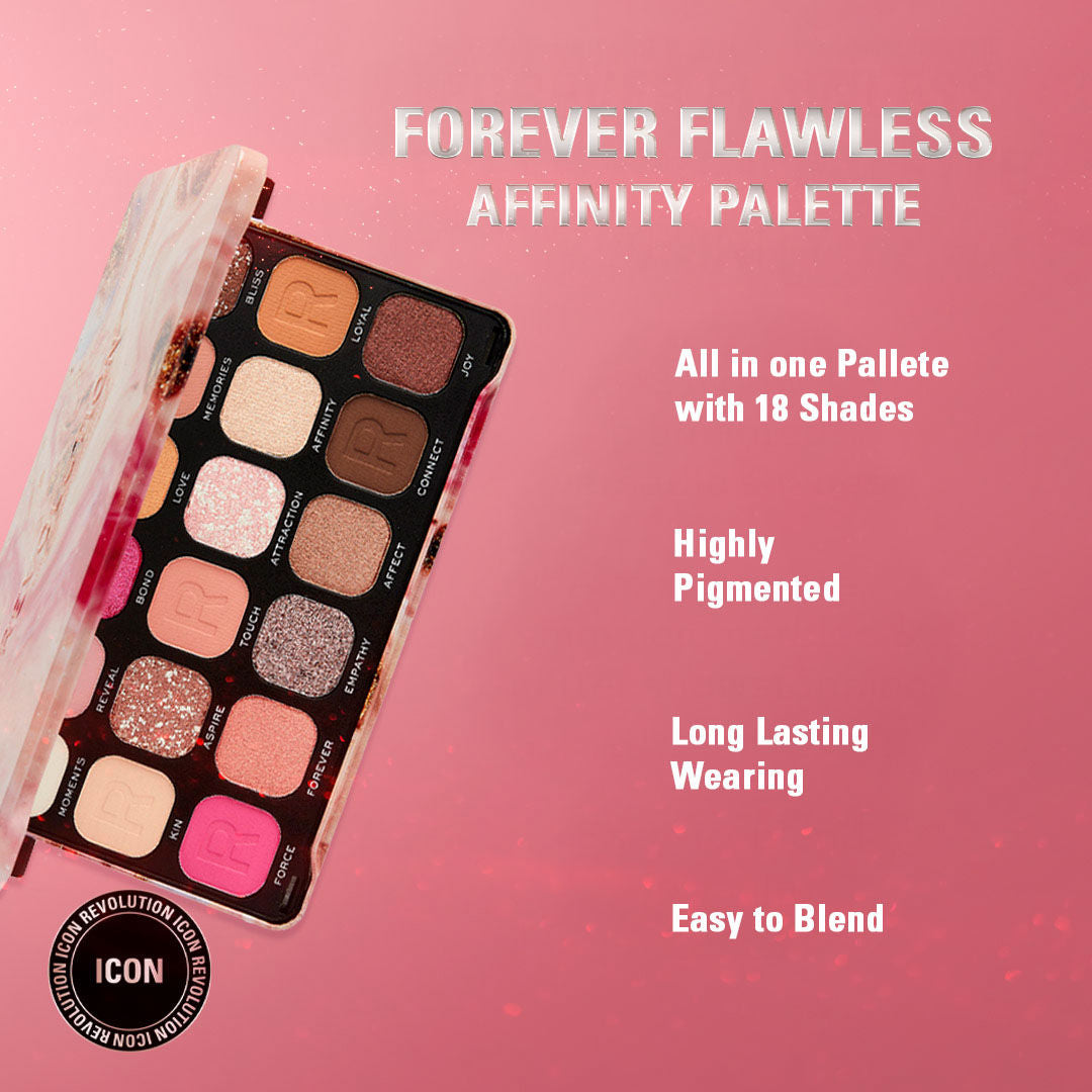 Forever Flawless Eyeshadow Palette-18 Smooth & Rich Shade