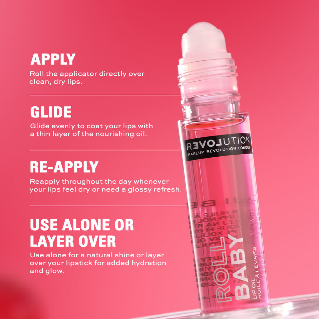 Revolution Relove Roll Baby Lip Oil Papaya