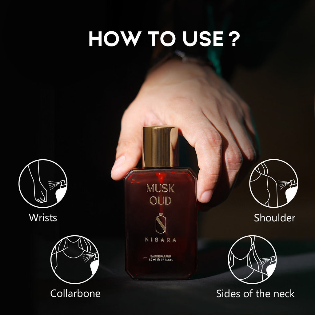 Musk Oud - Unisex Perfume For Men & Women,Eau De Parfum,Lasting Amber & Woody Fragrance