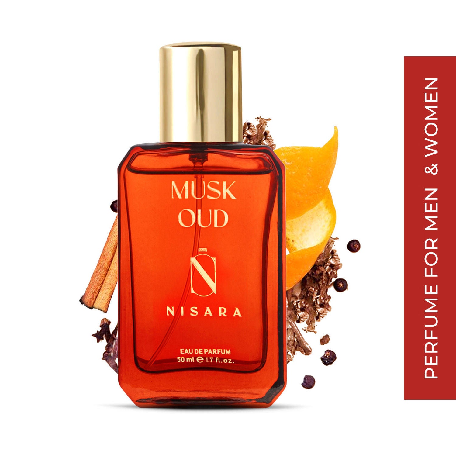 Musk Oud - Unisex Perfume For Men & Women,Eau De Parfum,Lasting Amber & Woody Fragrance