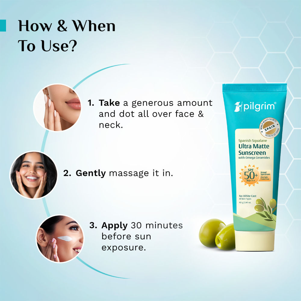 Ultra Matte Spf 50 Pa+++ Non-greasy & No White Cast Sunscreen