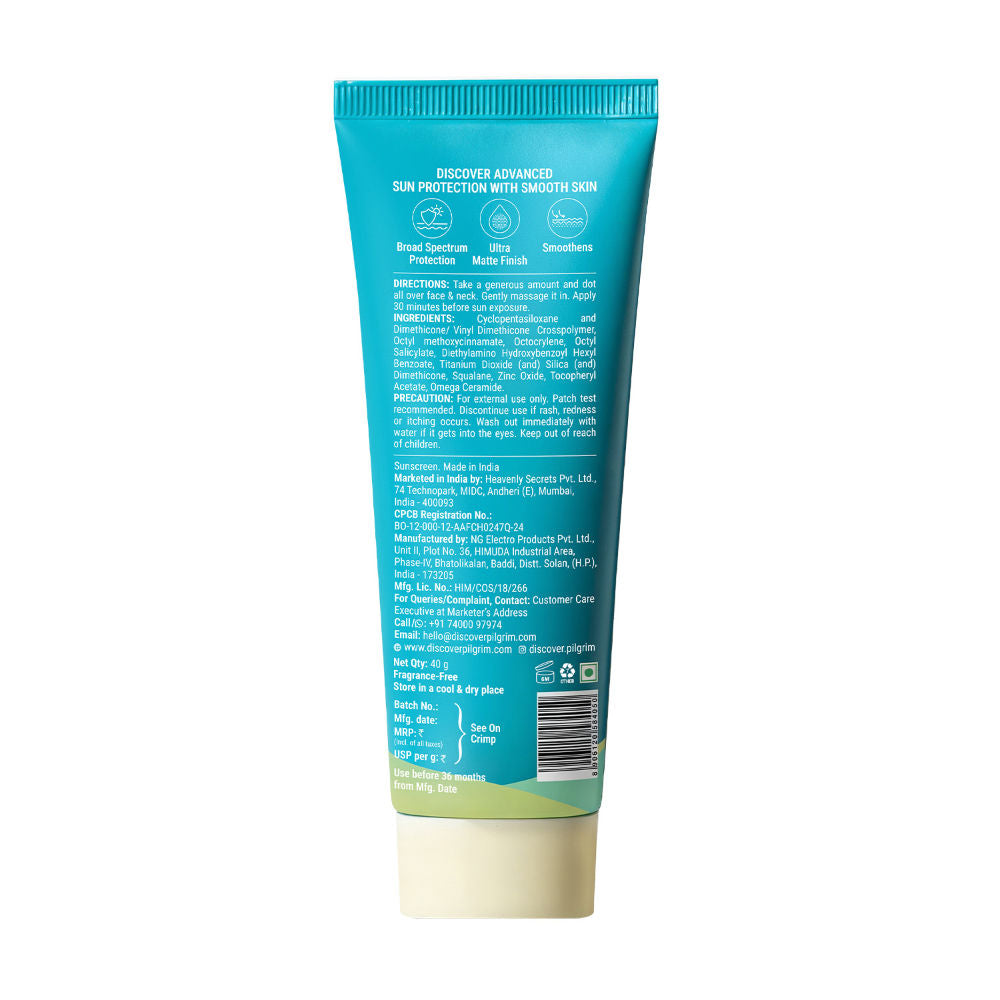 Ultra Matte Spf 50 Pa+++ Non-greasy & No White Cast Sunscreen