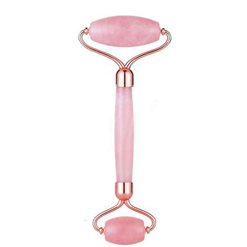 Rose Quartz Roller Face Massager Face Roller For Face, Neck Glow & Skin Brightening