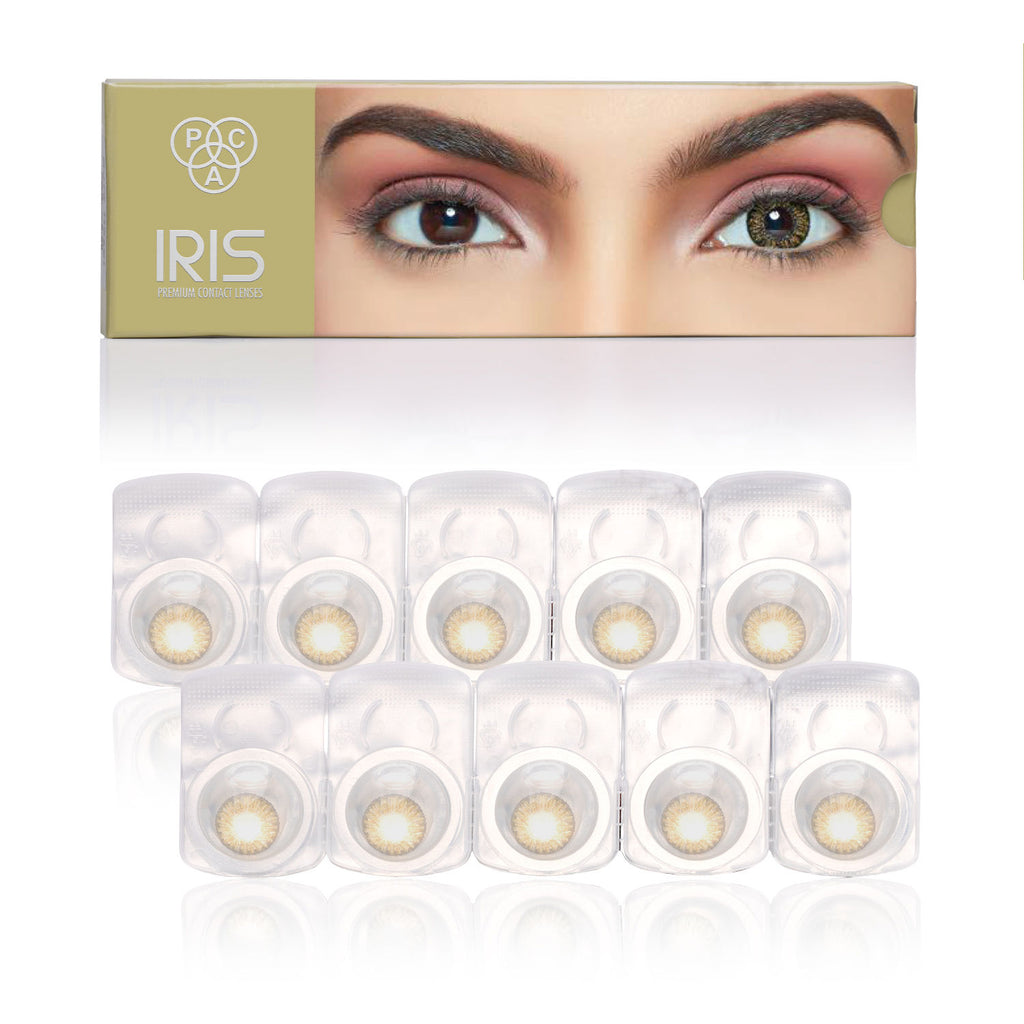 IRIS Premium Contact Lenses - Pure Hazel