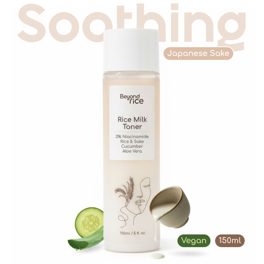 Vegan Rice Milk Toner With 3% Niacinamide & Rice Sake