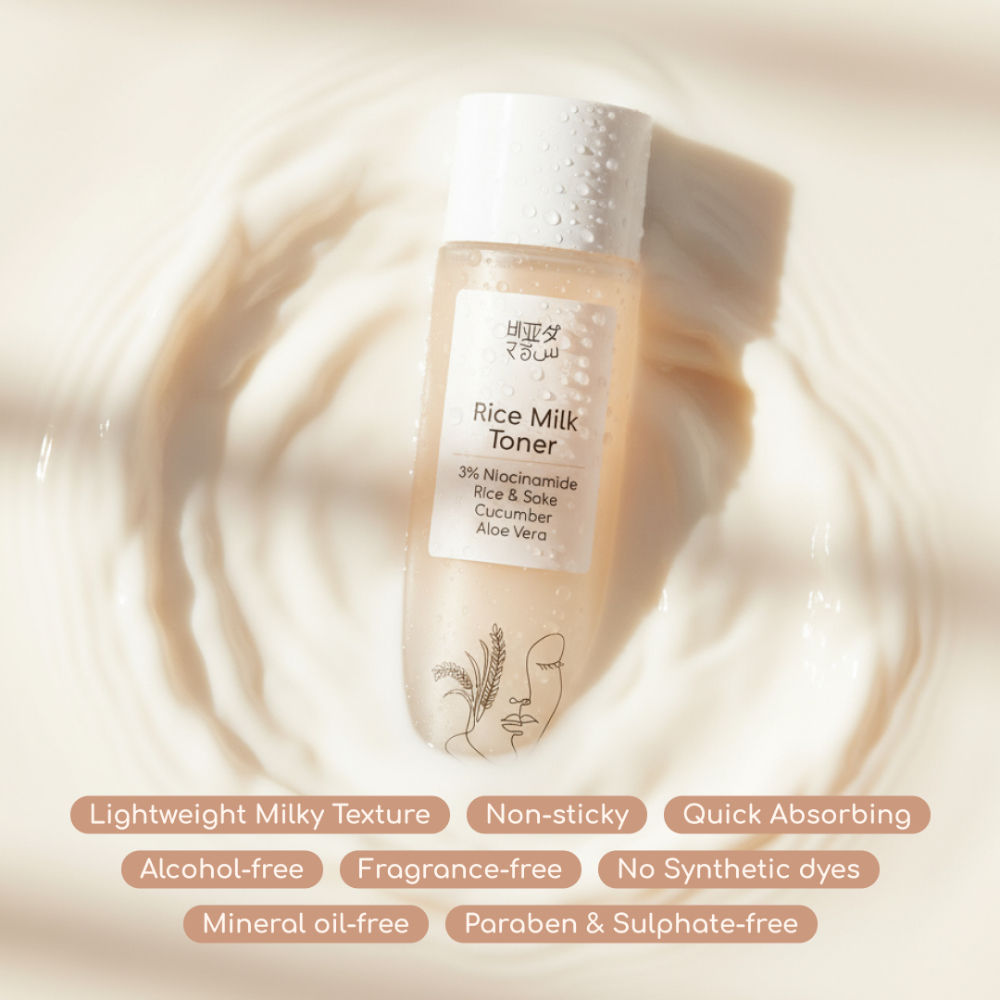 Vegan Rice Milk Toner With 3% Niacinamide & Rice Sake