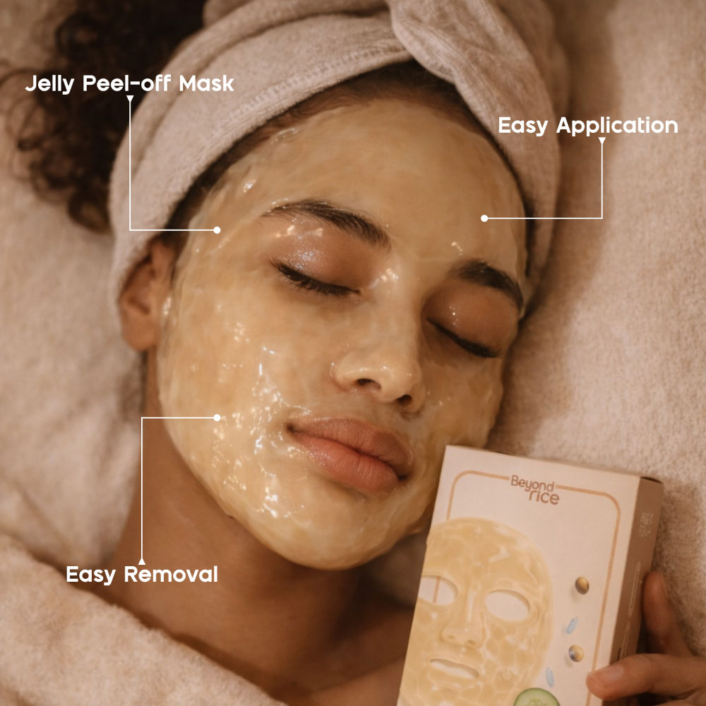 Vegan Collagen Jelly Mask With Rice, Niacinamide & Cucumber