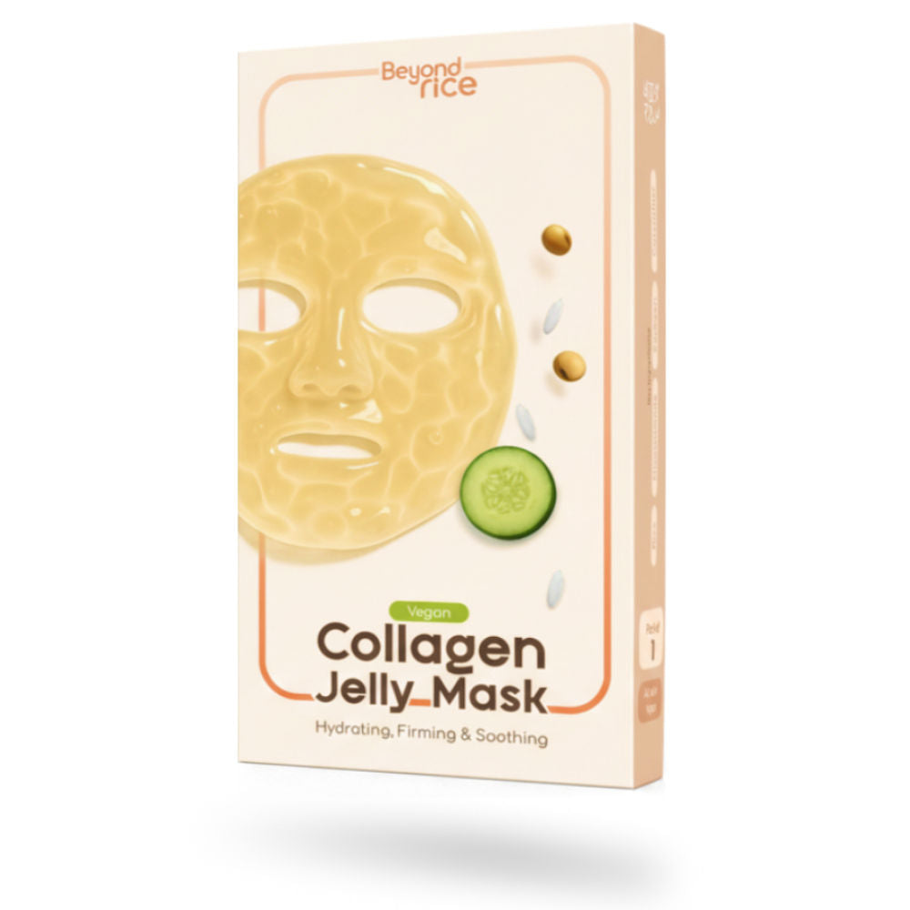 Vegan Collagen Jelly Mask With Rice, Niacinamide & Cucumber