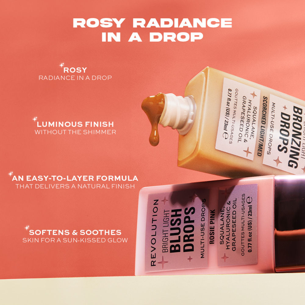 Bright Light Blush Drops Pink Rosie