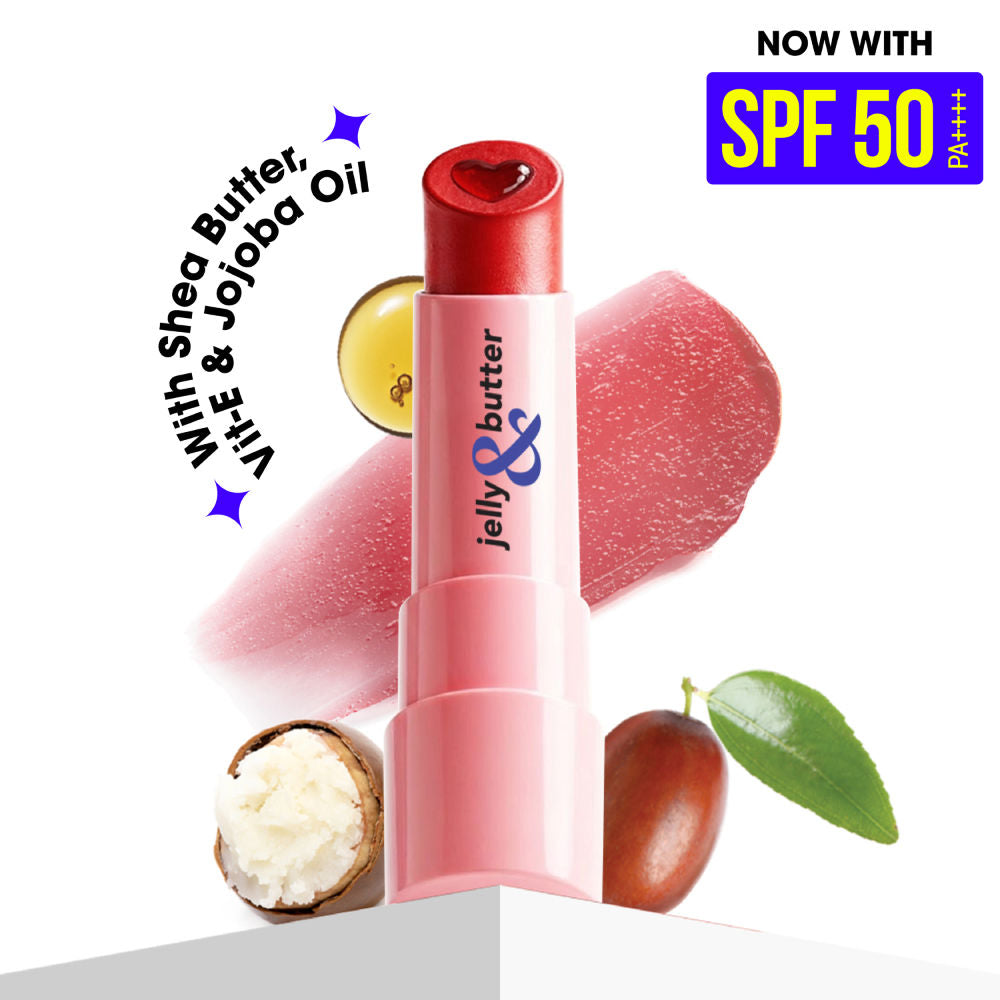 Jelly & Butter SPF 50 PA ++++ Hydrating Lip Balm - Light Red
